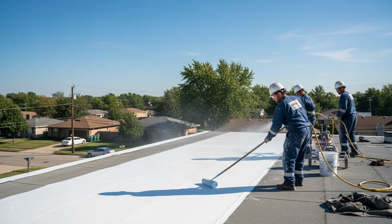 Commercial roof coating in New Lisbon, WI near me